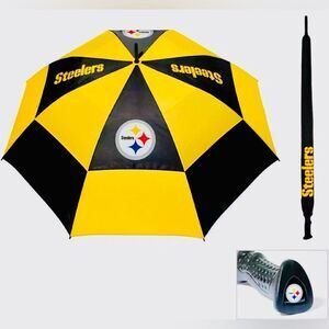 Nfl Pittsburgh Steelers Golf Umbrella 62" Golf Umbrella  w/Protective Bag~NWT